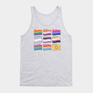 Retro LGBTQIA Pride Flags Tank Top